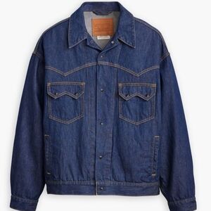 Levi's Premium Western Trucker Jacket Men's Size Large.